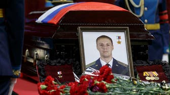 Tens of thousands mourn Russian pilot killed in Syria