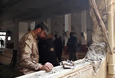 Libya mosque bombing. (Reuters)