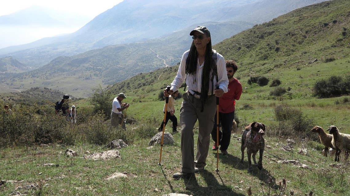 A handout photograph released on February 11, 2018 by the family of Iranian-Canadian environmentalist Kavous Seyed Emami shows him at an unidentified location. (AFP)