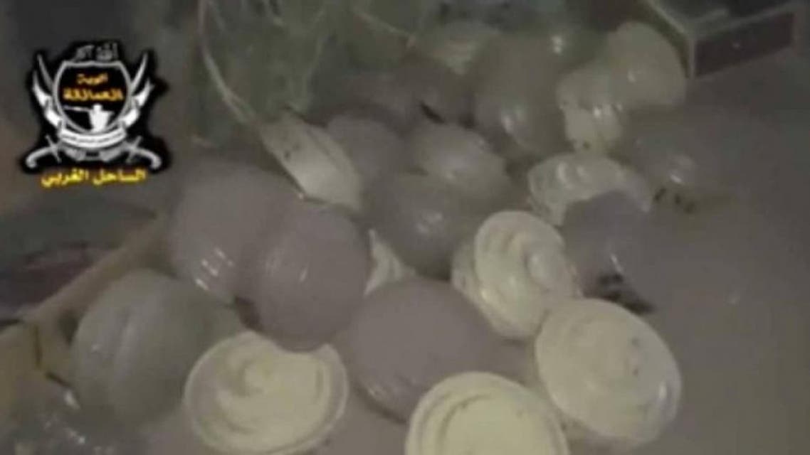 ضبط معمل الغام حوثي في حيس