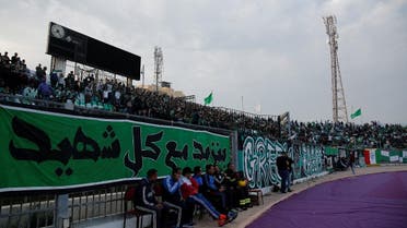General view of fans inside Port Said stadium before the match. (AFP)