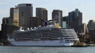 A cruise ship leaves Sydney Harbour on September 22, 2017. (AFP)