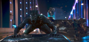 This image released by Disney shows a scene from Marvel Studios' Black Panther. (AP)