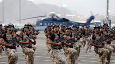 Saudi military training. (Reuters)