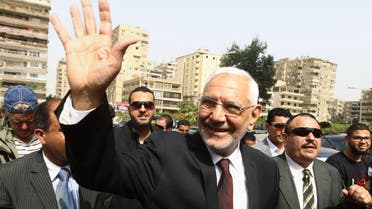 Abdel Moneim Abul Fotouh arrives to vote in Cairo during the country’s presidential election on May 23, 2012. (AFP) 