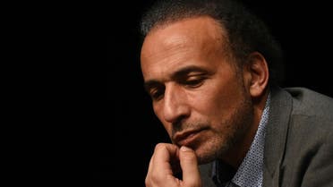 Swiss Islamologist Tariq Ramadan takes part in a conference on the theme "Live together", on March 26, 2016 in Bordeaux. (AFP)