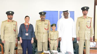 Eight-year-old’s dream of becoming UAE policeman comes true