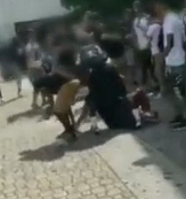 المقطع يظهر السلوك المضطرب للقاتل