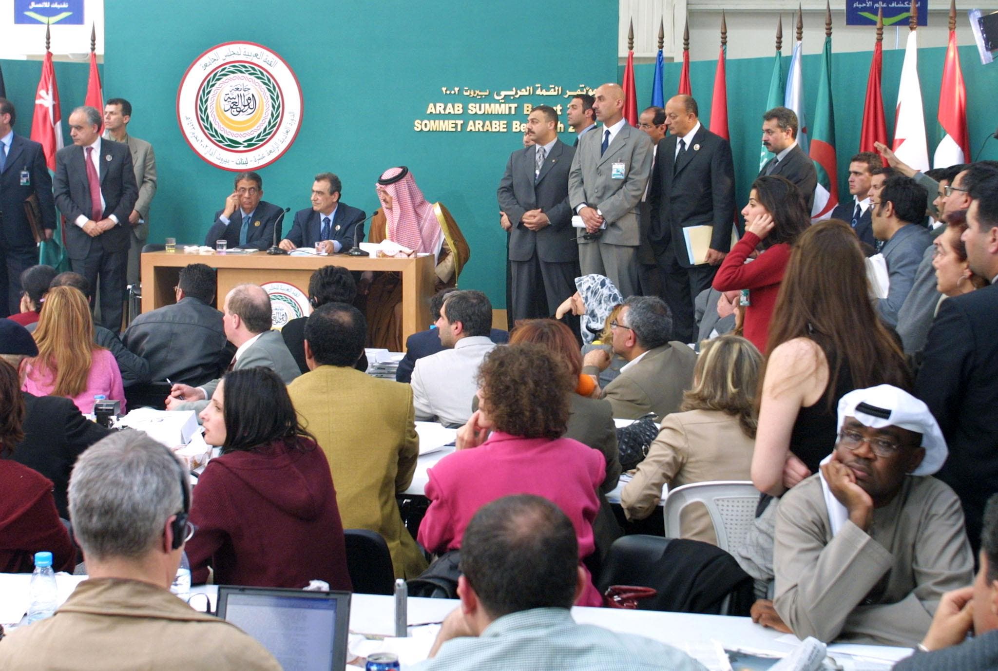 مؤتمر صحافي في ختام القمة العربية