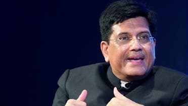 Piyush Goyal, Minister of Railways and Coal of India, during the World Economic Forum annual meeting in Davos on January 23, 2018. (Reuters)