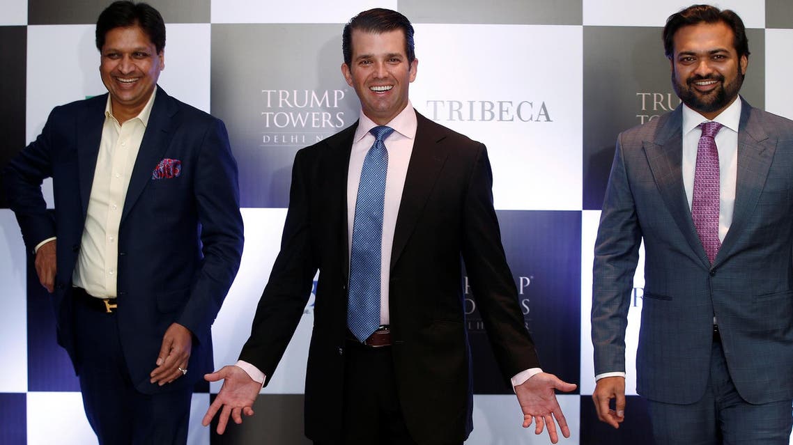 Donald Trump during a photo opportunity in New Delhi on February 20, 2018. (Reuters)