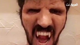Talented Saudi man uses make up to transform into a zombie 