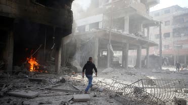 air strikes ghouta. (Reuters)