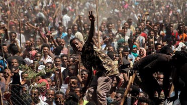 Protesters in Ethiopia 2018 (Reuters)