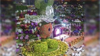 Dubai unveils record-breaking Mickey Mouse statue made of 100,000 flowers