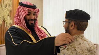 Saudi Crown Prince receives newly promoted military officers
