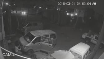 VIDEO: Local newspaper in Aden burned down by unidentified gunmen