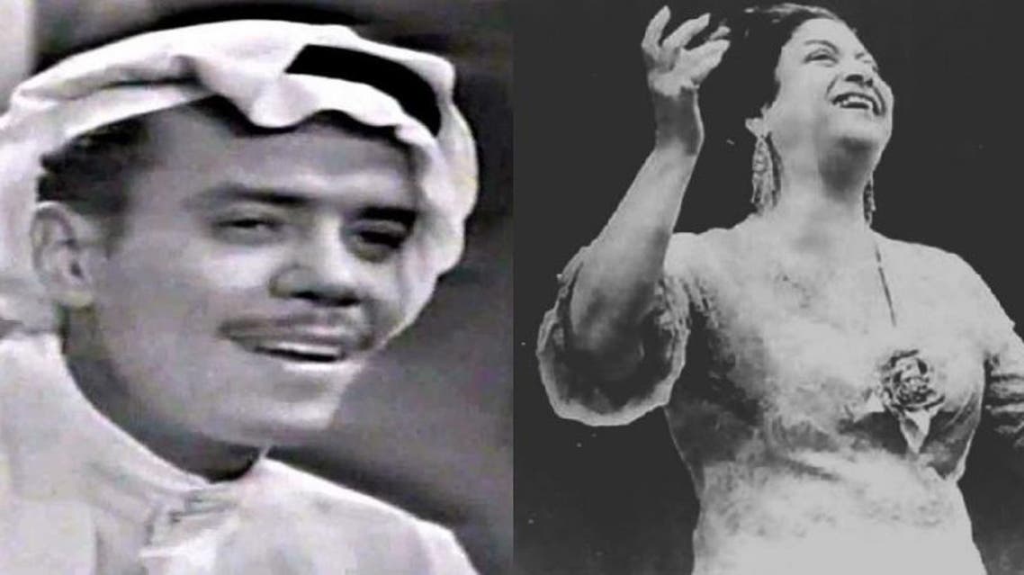 أم كلثوم وطلال مداح