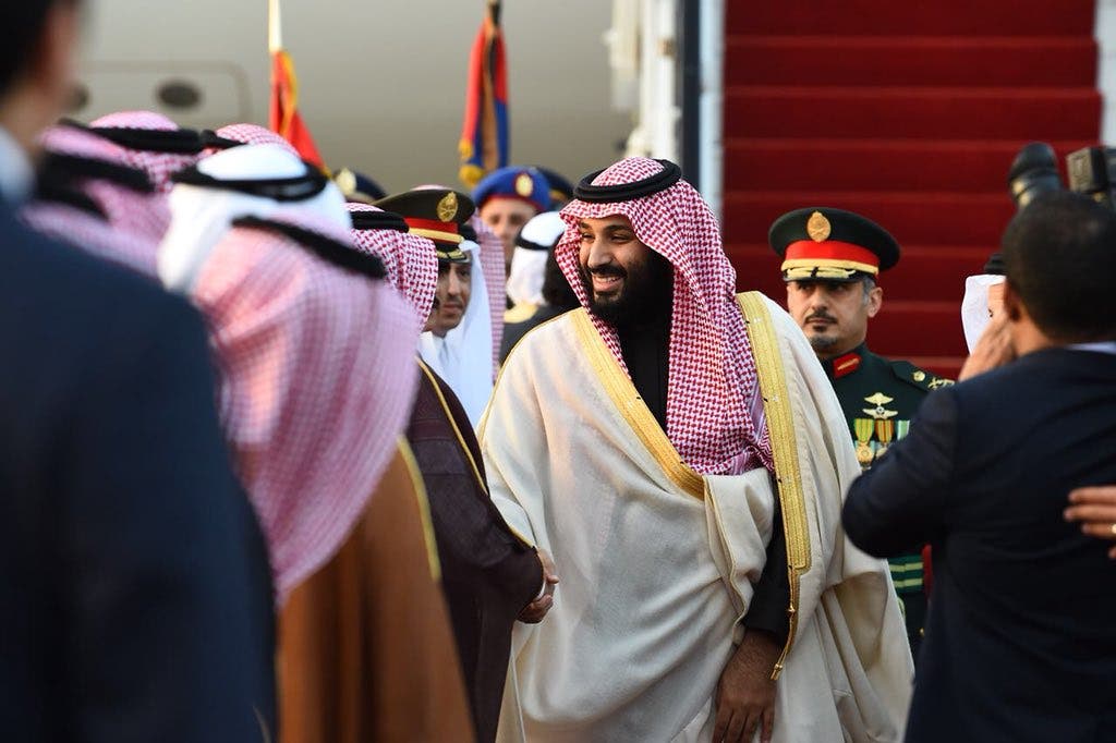 Saudi crown prince lands in Egypt as part of foreign tour