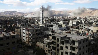 Syrian troops split rebel-held enclave near capital, 45 dead