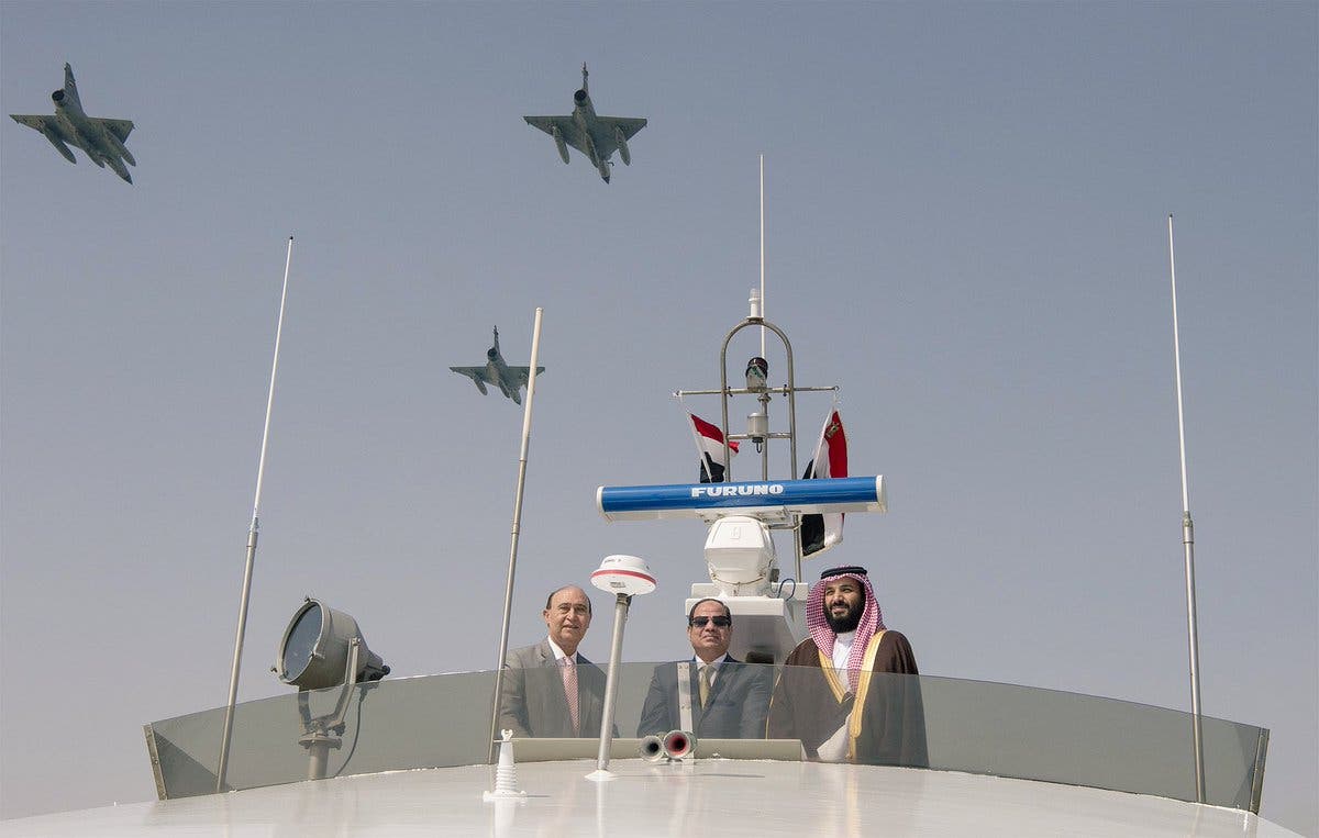 IN PICTURES: Sisi, Saudi Crown Prince inspect new Suez Canal projects