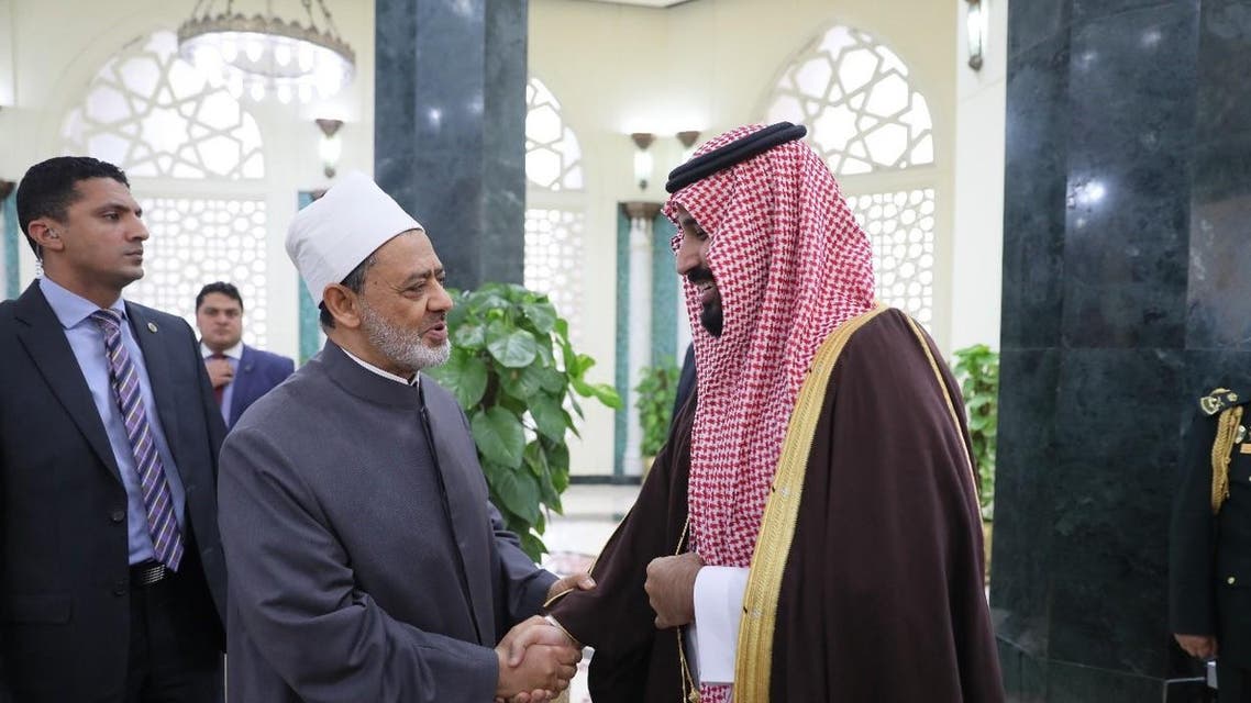 ولي العهد السعودي وشيخ الأزهر