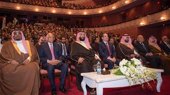 Saudi crown prince visits Cairo Opera House, watches award-winning theater performance