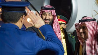 Saudi crown prince arrives in London, meets Queen and Prime Minister