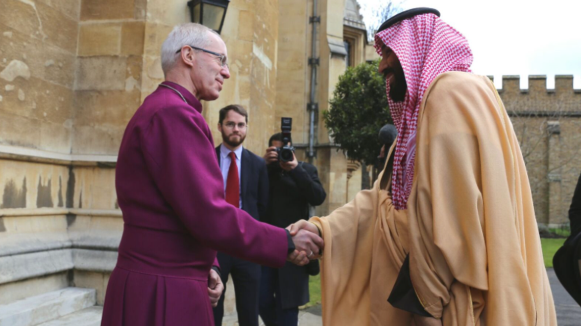 Saudi Crown Prince holds talks with UK’s Archbishop of Canterbury