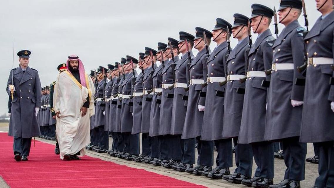 سمو #ولي_العهد ووزير الدفاع البريطاني