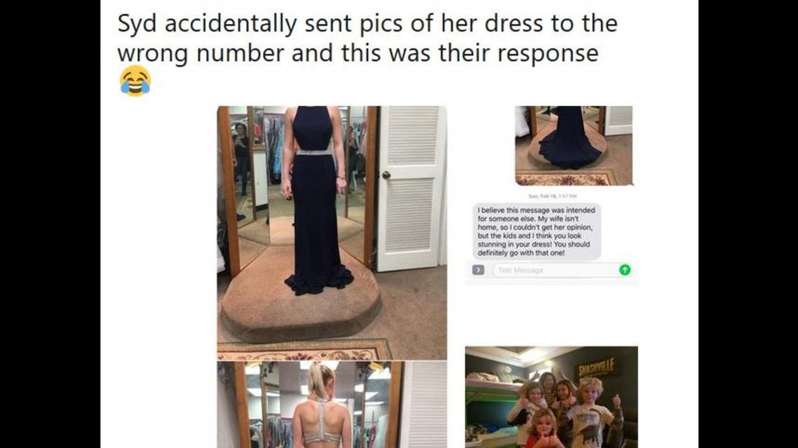 Instead of being ignored, she ended up receiving huge compliments from a big family of strangers. (Twitter)