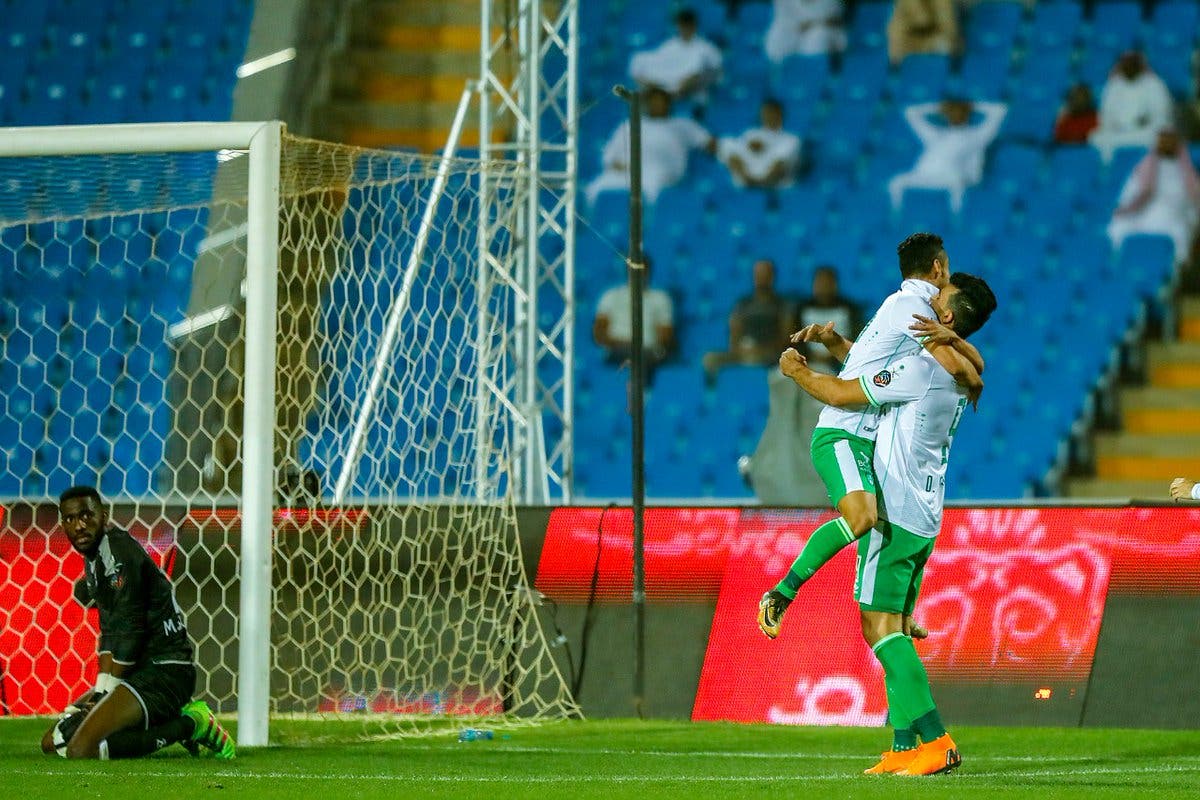 فرحة أهلاوية خلال المواجهة
