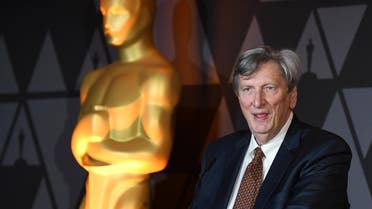 (FILES) This file photo taken on March 2, 2018 shows Academy President John Bailey speaking at the Foreign Language Film Oscar nominees reception sponsored by the Academy of Motion Picture Arts and Sciences in Beverly Hills, California. Academy President John Bailey is subject to an internal investigation following three charges of sexual harassment, accorting to US media reports on March 16, 2019. ANGELA WEISS / AFP