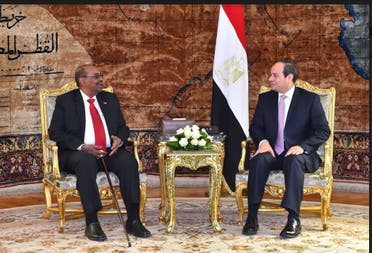 الرئيس المصري عبدالفتاح السيسي والرئيس السوداني عمر البشير