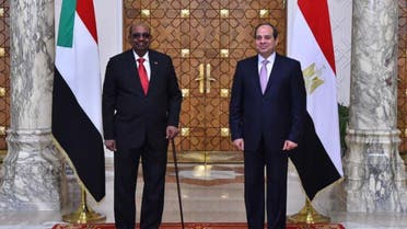 الرئيس المصري عبدالفتاح السيسي والرئيس السوداني عمر البشير