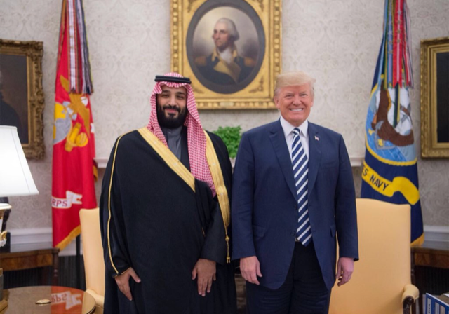 الأمير محمد بن سلمان والرئيس ترمب 1