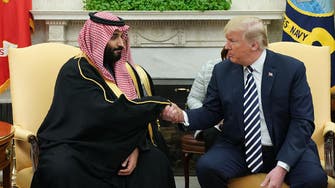 Trump praises US military sales in talks with Saudi crown prince