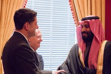 الأمير محمد بن سلمان يلتقي أعضاء من الكونغرس الأميركي