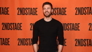 Chris Evans attends the "Lobby Hero" Broadway press meet and greet at Sardi's on Friday, Feb. 16, 2018, in New York. (Photo by Andy Kropa/Invision/AP)