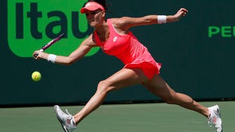 Radwanska surprises number one Halep at Miami Open