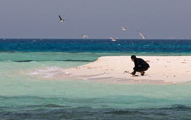 Saudi scubadiver red sea. (AP)