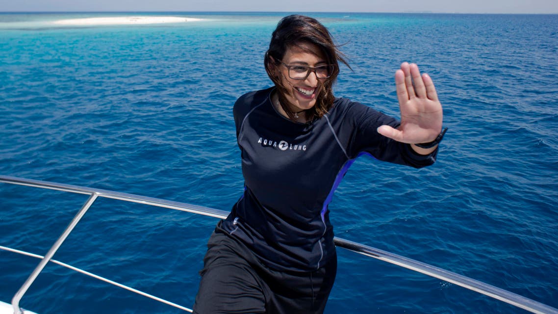 Saudi scubadiver red sea. (AP)