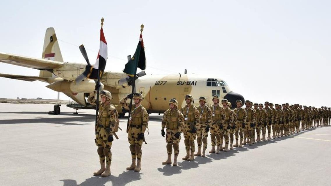 مناورات الجيش المصري بالسعودية