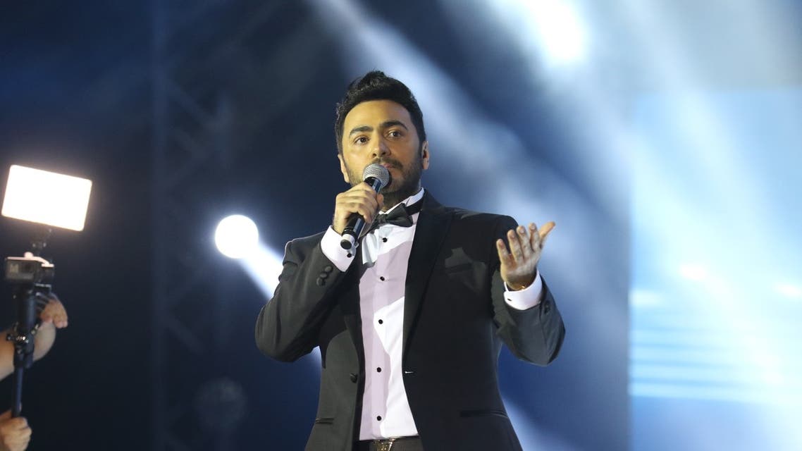 تامر حسني في حفل السعودية