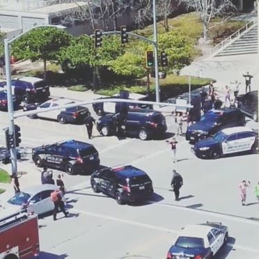 Officials are seen following a shooting at the headquarters of YouTube, in San Bruno, California, U.S., April 3, 2018. (Reuters)