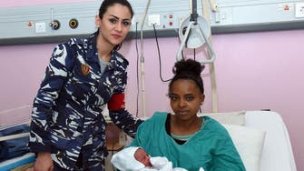 VIDEO: Ethiopian woman accidentally gives birth at Hariri airport in Lebanon 