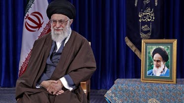 Iranian Supreme leader Ali Khamenei in Tehran on March 20 2018. (AFP)
