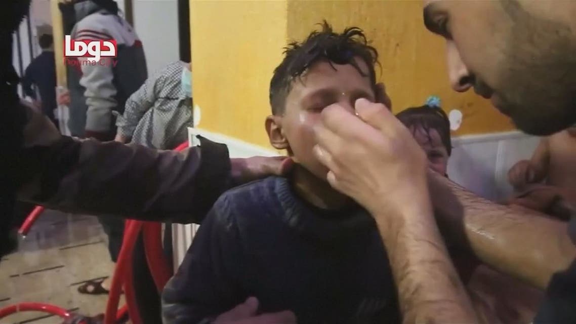 فيديو مروع بعد مجزرة دوما الكيمياوية