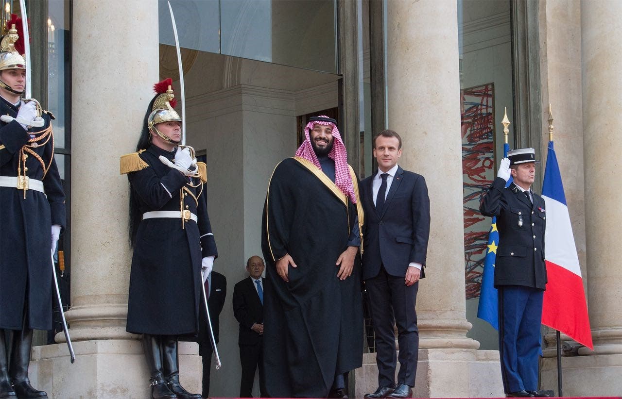 IN PICTURES Mohammed bin Salman meets Macron at Élysée Palace Al