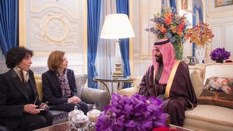 ولي العهد السعودي يبحث أوجه التعاون مع وزيرة دفاع فرنسا